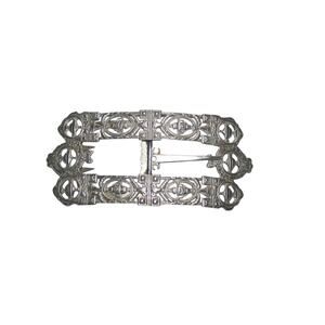 Antique German Hanau Silver Buckle